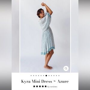 Daughters of India Azure Mini Dress